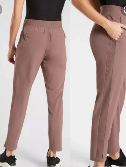 Athleta Brooklyn Pants In Brown Size 4 P